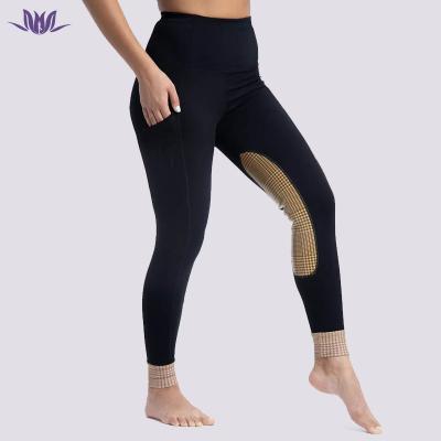 China Breathable eation 2022 Recyclable Customized Full Silicone Riding Gaiters Lift Butt Equestrian Breeches With Pouch for sale