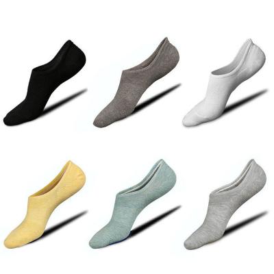 China Custom Classic Black White Men's OEM Boat Socks High Quality Cotton Breathable Designer Low Cut Logo Sock Men's Socks for sale