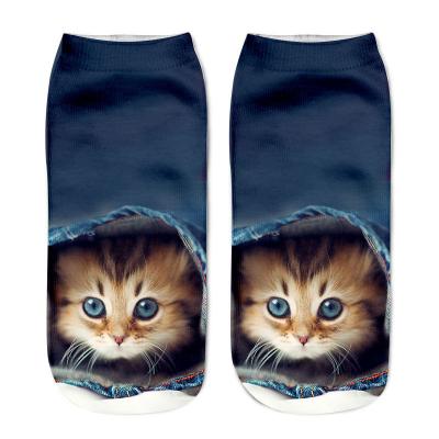 China Breathable 3d Printed Socks Fashion Design Cute Animal Men Women 3D Socks Sublimation Custom Printed Socks for sale