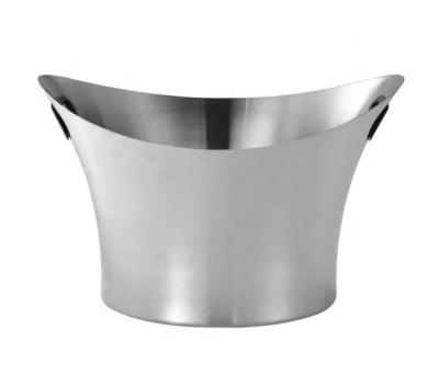 China Small Stainless Steel Insulation Portable Metal Beer Portable Ice Cooler Box Food Ice Bucket Drinking Party 10L 16L 18L for sale