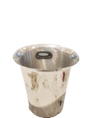 China Bar Stainless Steel Ice Bucket For Beer Champagne Bucket With Silver And Gold Color for sale