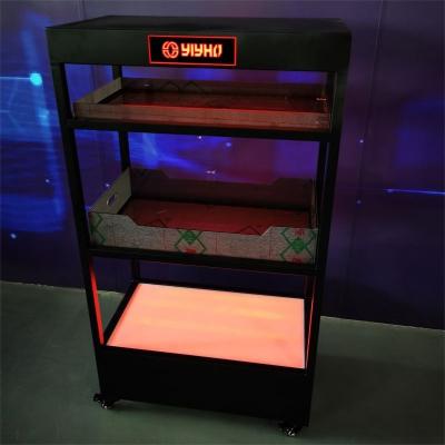 China Shefan Logo Wholesale Glowing Nightclub Display Stand LED Removable Custom Wine Cabinet For Night Club for sale