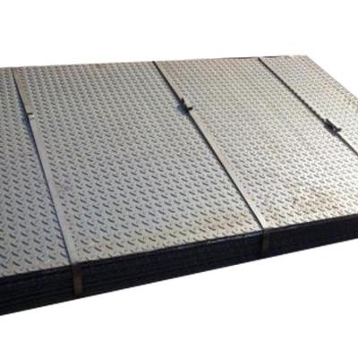 China Container Plate Tear Drop Checkered MS Carbon Steel A36 Q235 3mm Steel Plate Price for sale