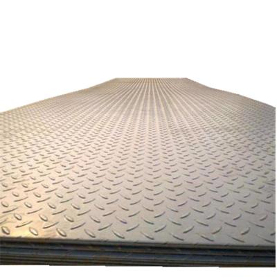 China Hot Rolled Construction 6mm Standard Size Checkered Plate Weight 10mm Thick for sale