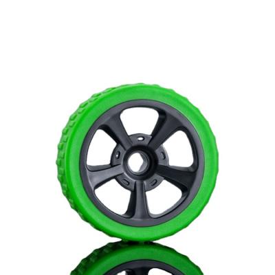 China 44.5Mm ABS Wheel Hub And Top Rim Ride On Car Electric Scooter Toy Injection Wheels for sale