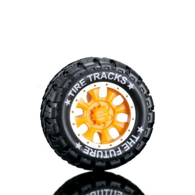 China Top Plastic Solid Rubber Wheel 37Mm Diameter Toy Tires For Pressure Washer for sale