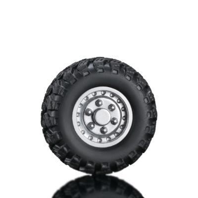 China Superior 20Mm High Quality Solid Plastic Rubber Ride On Car Electric Scooter Toy Off-Road Wheels for sale