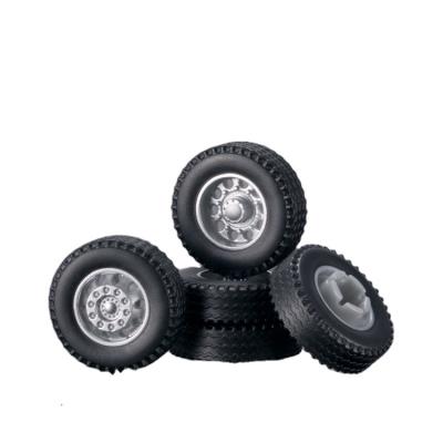 China Superior 20Mm Black And Silver Toy Car Tire Ride On Toy Engineering Wheel Electric Scooter for sale