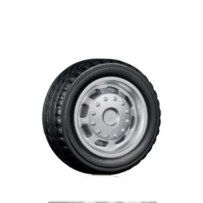 China 2020 New Design 10Mm Wheel Top Plastic Ride On Car Trucks Metal Toy Wheels Tires for sale