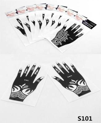 China Customized Temporary Palm Tattoo Stencil Temporary Henna Tattoo Stencil for sale