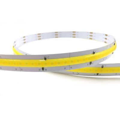 China 3 Years Warranty 640led Residential Cob Led Strip Light CE Rohs 12v 100ft Dual Color 2700k And 6500k 24v Flexible White Light Cob Led Strip for sale