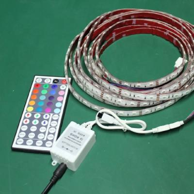 China LANDSCAPE 12V 5050 60LEDs/m RGB led strip with 44 key controller for sale