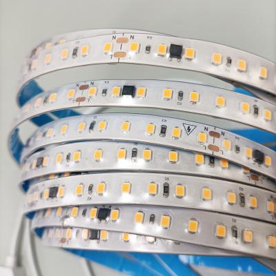 China Residential AC 230v led strip lights 2835 120led per meter ip67 waterproof 4000k 6000k 10mm warm white led strip light for sale