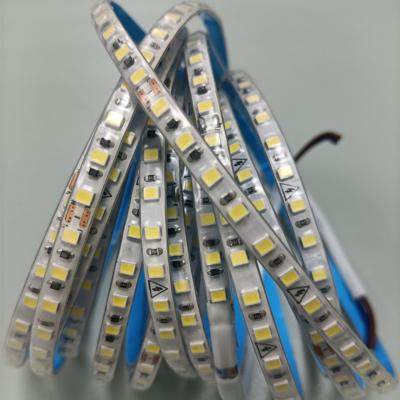 China 220V 110V residential residential high voltage led strip smd2835 120led 5m pink green led strip light for sale