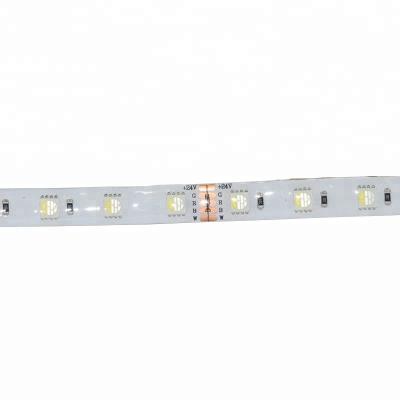 China Residential Home Quick Connect Led Strip 5050 Outdoor Use For Waterproof IP 65 24V RGB W 4 In 1 Flexible Led Strip Light for sale