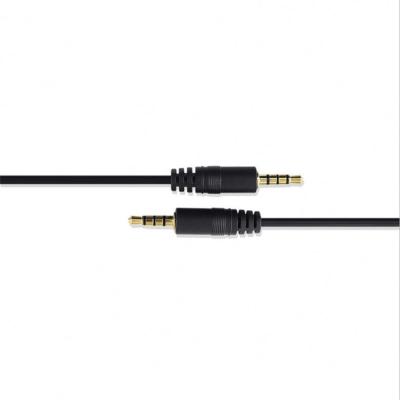 China Durable male to aux audio cable. Male 4 Pole TRRS Audio Jack Cable 3.5mm for sale