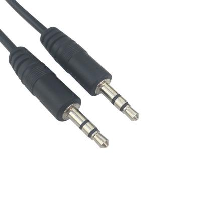 China 3 Pole TRS 3.5mm Stereo Cable Gold Plated Audio Jack 3.5mm TRS Male To Aux Cable. car audio 3.5mm extension cable cord male for sale