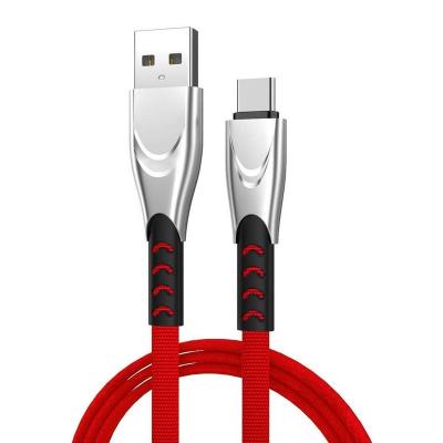 China Zinc Alloy Shell Braided Fast Charging Type C 3.0 Usb C Cable For Huawei Samsung Data Cable Charging Micro Usb Cable for sale