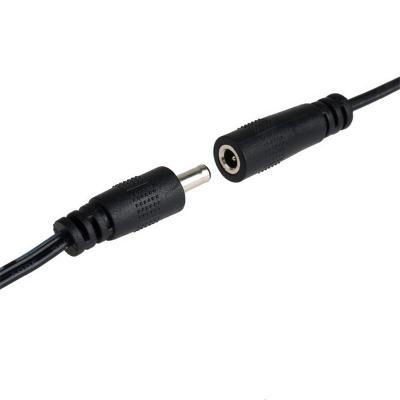 China Industrial DC Cable Plug 5.5*2.1 5525 Male To Male DC Power Cable for sale