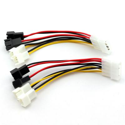 China COMPUTER IDE Molex 4 Pin To 3 Pin TX3 CaseComputer PWM Fan Cable Multi-fan Out Power Converter Cable for sale