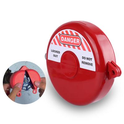 China ABS Red Plastic Standard Gate Valve Lockout Device For Valve Handwheel 1' - 25' for sale