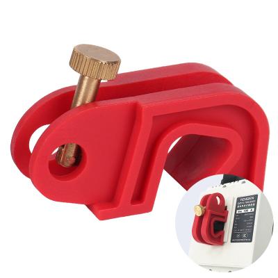 China Glass fiber reinforced nylon & MCCB Universal Lockout Devices Circuit Breaker Security LOTO Copper Lock For Breaker Handle for sale