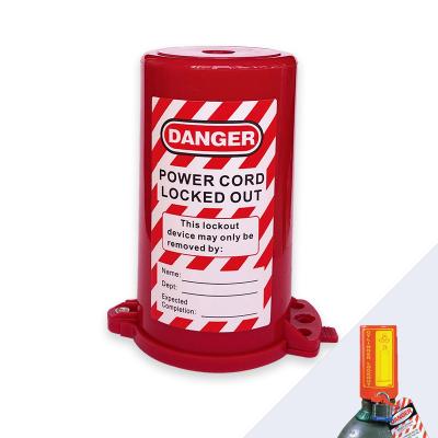 China Polypropylene Gas Cylinder Lockout Device Air Cylinder Tank Safety Lockout Device for sale