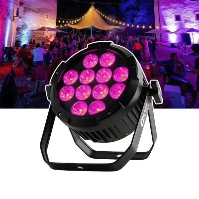 China Outdoor club lights disco led 12*18w parcan dj led rgbwa+uv par lights for sale