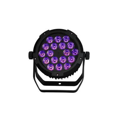 China Wholesale Large Scale Concerts Stage Wedding Party DJ Flat RGBW 18PCS Dmx Led Par Pro Stage Lights for sale