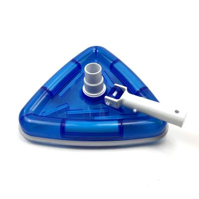 China Outdoor Swimming Pool China Manufacture Outdoor Swimming Pool China Manufacture Deluxe Triangular Iron Weighted Vacuum Head With Swivel Hose Connection for sale