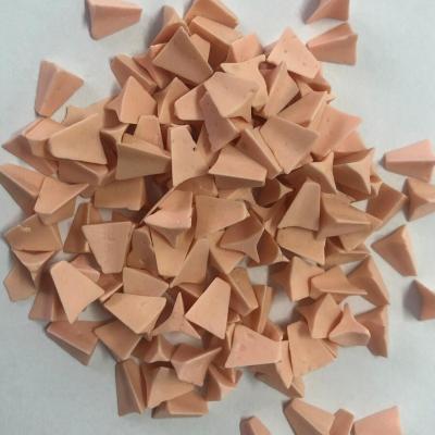 China High Density Low Consumption Jewelry Grinding Metal Polishing Plastic Grinding Media Deburring Crumbly Grinding Media for sale