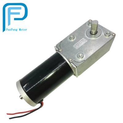 China PF-80w worm gear motor high efficient low noise level and long life drip proof for carousel door drawer and medical equipments for sale