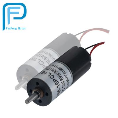 China mini torque 1Nmn, planetary gear stepper motor PF-16P diameter 16mm drip-proof level low noise for medical devices robot auto valve for sale