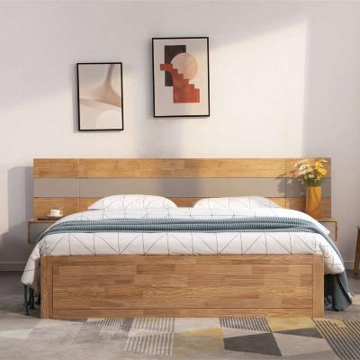 China Storage Customized Modern Bedrooms Queen Bed Wood Frame 1.8m Double Twin Beds for sale