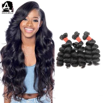 China Wholesale Natural Black Romance Drawn 100% Mink Remy Human Hair Weaving Brazilian Superb Double Curl Curly Hair Angelbella Romance for sale