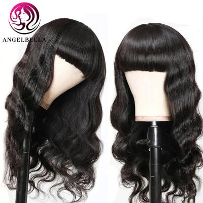 China High Quality Virgin Hair Barely Shedding Thick Soft Straight Hair Lead Wigs With Wig Short Brazilian Hair Body Wave Curly Hair Machine Made Wigs for sale