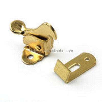 China Allows For Door To Lock To Close When Pushed Furniture Steel Latch Cabinet Elbow Latch Steel Cupboard Latch for sale