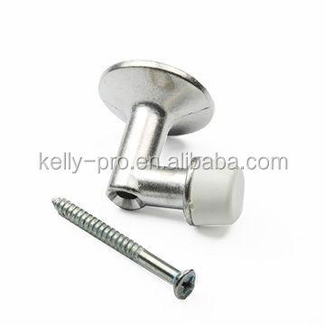 China Zinc Alloy Angled Floor Door Stop Floor Door Bumpers for sale