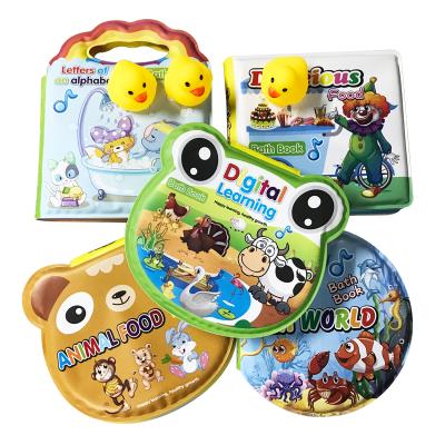 China Cute Waterproof PVC Baby Game Water Toys Bath Book For Children for sale