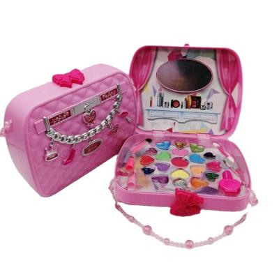 China Girl Lipstick Nail Polish Princess Makeup Box Toy For Birthday Gift 11 for sale