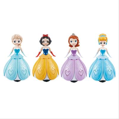 China Toy Electric Fashion Princess Doll With Electronic Plastic Dancing Music And Light 360 Degree Rotation Free Fun Toys For Kid for sale