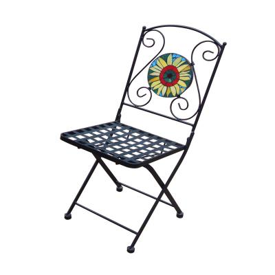 China Modern Factory Quality Custom Metal Chair For Garden Customized Folding Chair for sale