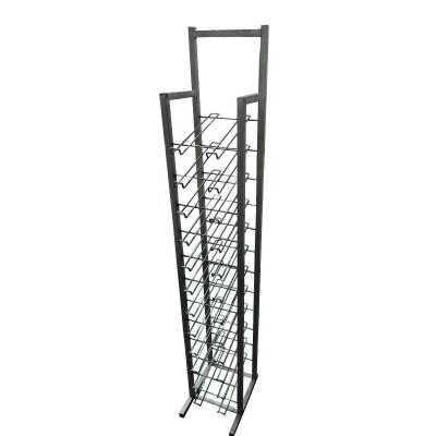 China Eco - Friendly Metal Mesh Basket Shelf Stores Goods Removable Wire Display Rack for sale