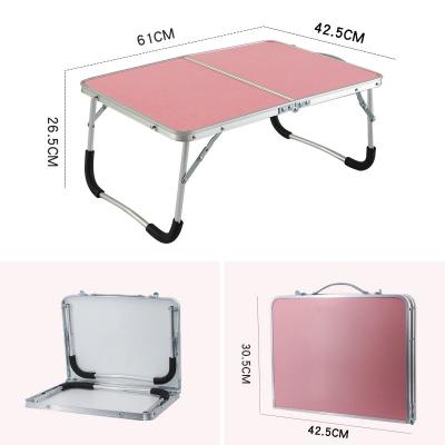 China Customized modern multi-functional folding small aluminum alloy student storage table outdoor portable table dining table for sale