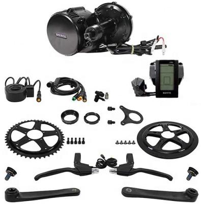 China Joyebike C965 display 48v 350w bafang electric bike kit mid drive motor e-bike conversion kit 68-73mm for sale