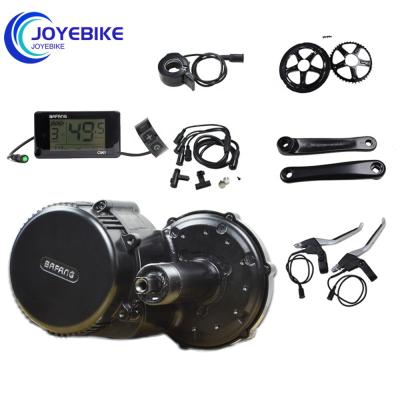 China Joyebike BAFANG BBS02B 48V 500W Electric Bike Conversion Kit, Mid Drive Motor with 68-73mm LCD Display for sale