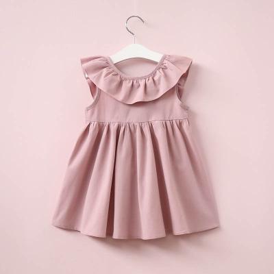 China Anti-wrinkle Kids Clothing Ruffles Kids Spanish Baby's Flower Vintage Dresses for sale