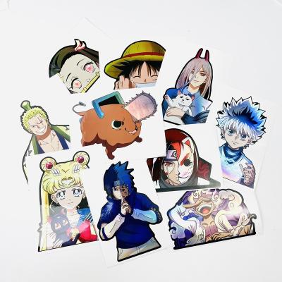 China Waterproof+Eco-friendly Anime Stickers Waterproof 1000 Designs Motion Sticker Lenticular 3D Anime Sticker For Car Refrigerator Laptop Decor for sale