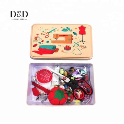 China 100 Piece Wholesale Travel Hotel Items Mini Sewing Kit For Storing Small Durable Keepsake Hand Dresser Home Child for sale