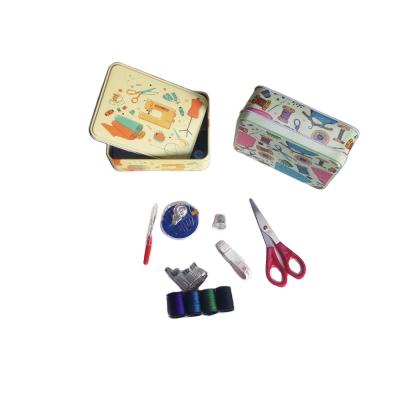 China D&D House and Hand Embroidery Displacement Sewing Box with Accessories Sewing Notions Sewing Kit for sale